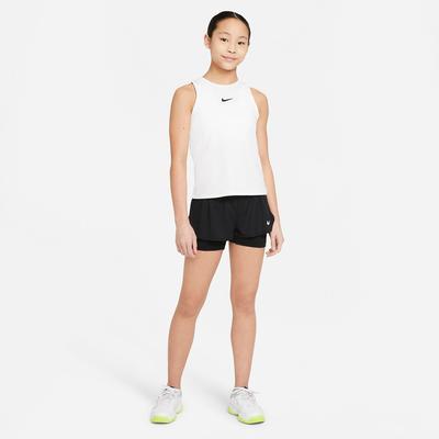 Nike Court Girls Victory Tank - White