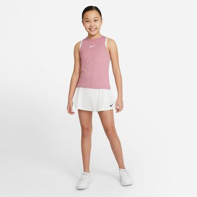 Nike Court Girls Victory Tank - Pink/White