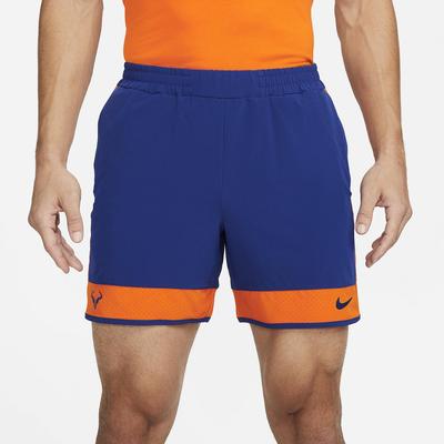 Nike Mens Dri-FIT Rafa ADV Shorts - Deep Royal Blue/Magma