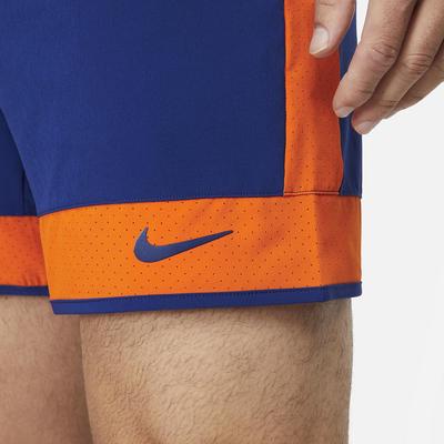 Nike Mens Dri-FIT Rafa ADV Shorts - Deep Royal Blue/Magma