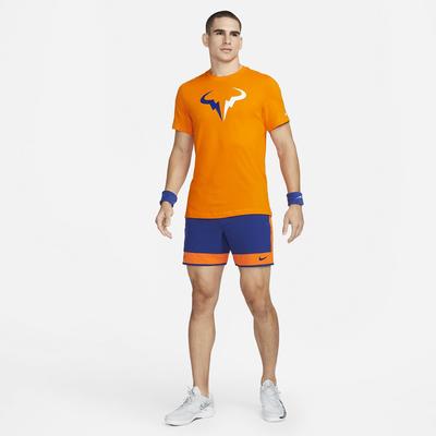 Nike Mens Dri-FIT Rafa ADV Shorts - Deep Royal Blue/Magma