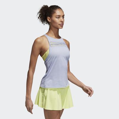 Adidas Womens Melbourne Tank Top - Chalk Blue/Semi Frozen Yellow - main image