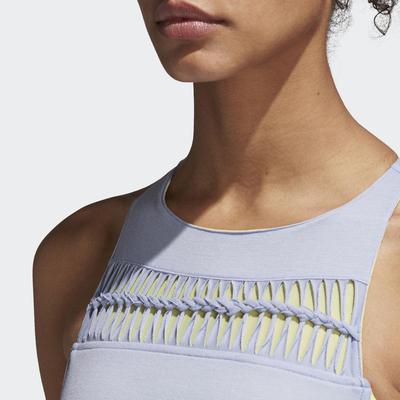 Adidas Womens Melbourne Tank Top - Chalk Blue/Semi Frozen Yellow - main image