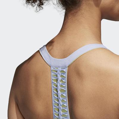 Adidas Womens Melbourne Tank Top - Chalk Blue/Semi Frozen Yellow - main image