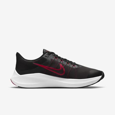 Nike Mens Air Zoom Winflo 8 Running Shoes - Black/Red - main image