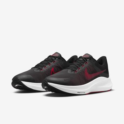 Nike Mens Air Zoom Winflo 8 Running Shoes - Black/Red - main image
