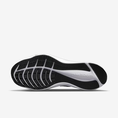 Nike Mens Air Zoom Winflo 8 Running Shoes - Black/White - main image