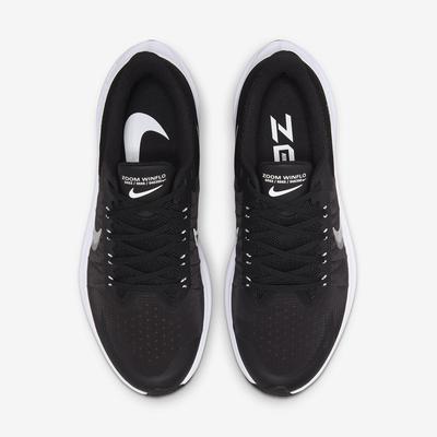 Nike Mens Air Zoom Winflo 8 Running Shoes - Black/White - main image