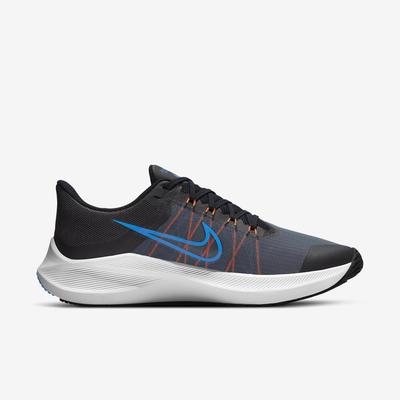 Nike Mens Air Zoom Winflo 8 Running Shoes - Dark Blue/Grey - main image