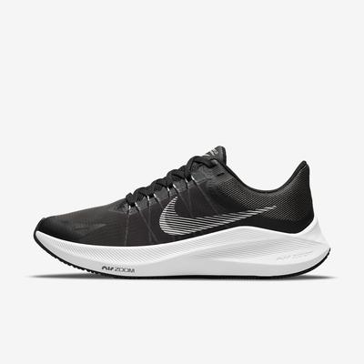 Nike Womens Winflo 8 Running Shoes - Black/White - main image