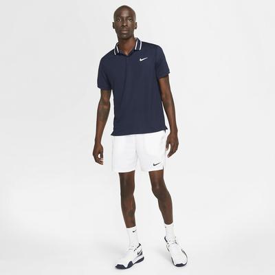 Nike Mens Dri-FIT Tennis Polo - Obsidian - main image