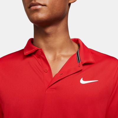 Nike Mens Victory Tennis Polo - Gym Red