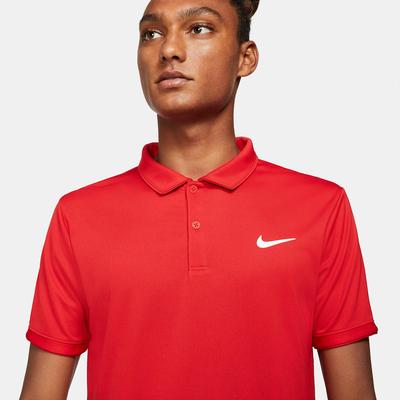 Nike Mens Victory Tennis Polo - Gym Red - main image