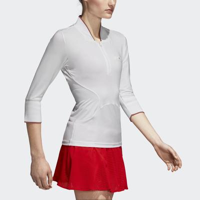 Adidas Womens SMC Long Sleeve Top - White - main image