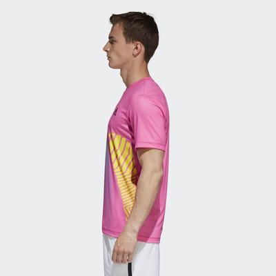 Adidas Mens Rule #9 Seasonal Tee - Shock Pink - main image
