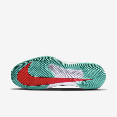 Nike Mens Air Zoom Vapor Pro Tennis Shoes - White/Habanero - main image
