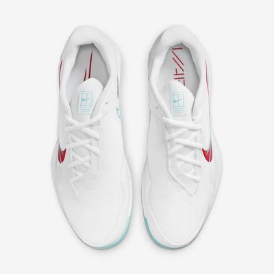 Nike Mens Air Zoom Vapor Pro Tennis Shoes - White/Habanero - main image