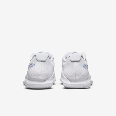 Nike Mens Air Zoom Vapor Pro Tennis Shoes - White/Washed Teal - main image