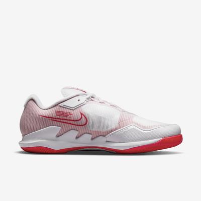Nike Mens Air Zoom Vapor Pro Tennis Shoes - White/University Red - main image