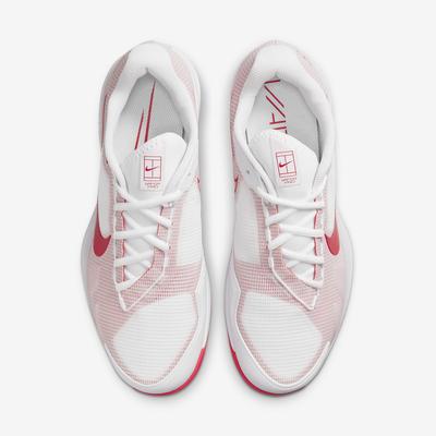 Nike Mens Air Zoom Vapor Pro Tennis Shoes - White/University Red - main image