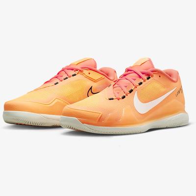 Nike Mens Air Zoom Vapor Pro Tennis Shoes - Peach Cream/Orange Trance