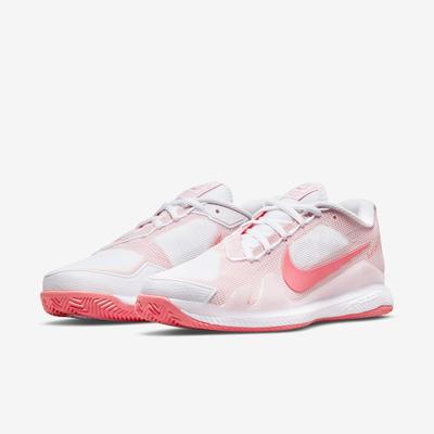 Nike Womens Air Zoom Vapor Pro Clay Tennis Shoes - White - main image
