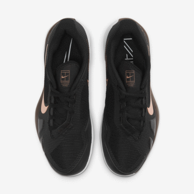 Nike Womens Air Zoom Vapor Pro Tennis Shoes - Black - main image