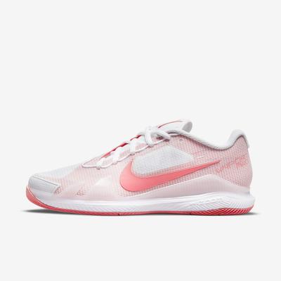 Nike Womens Air Zoom Vapor Pro Tennis Shoes - White/Pink Salt - main image