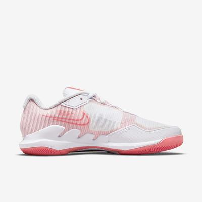 Nike Womens Air Zoom Vapor Pro Tennis Shoes - White/Pink Salt - main image
