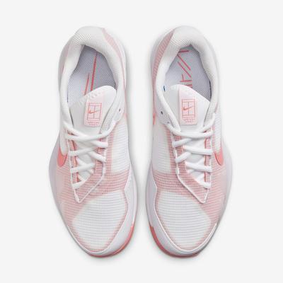 Nike Womens Air Zoom Vapor Pro Tennis Shoes - White/Pink Salt - main image