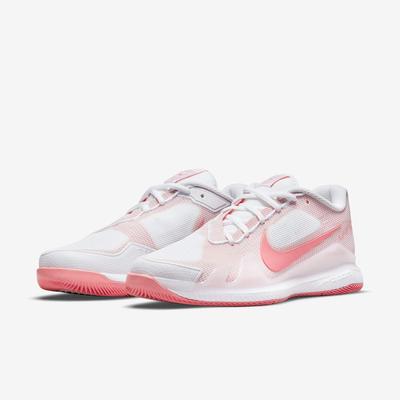 Nike Womens Air Zoom Vapor Pro Tennis Shoes - White/Pink Salt - main image