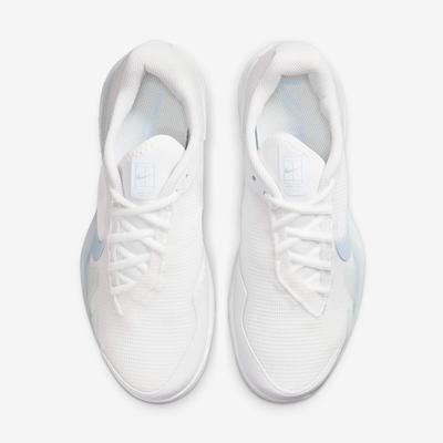 Nike Womens Air Zoom Vapor Pro Tennis Shoes - White/Aluminium - main image