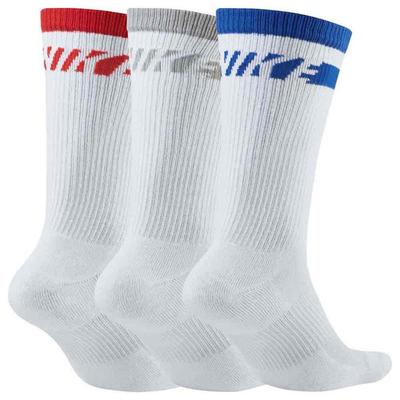 Nike Everyday Plus Cushioned Training Socks (3 Pairs) - White/Red/Blue - main image