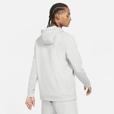 Nike Mens Pull Over Training Hoodie - Dark Grey Heather