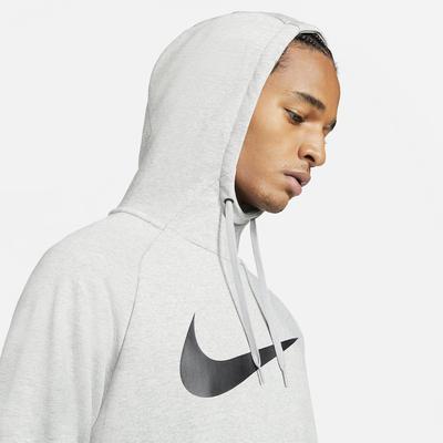 Nike Mens Pull Over Training Hoodie - Dark Grey Heather
