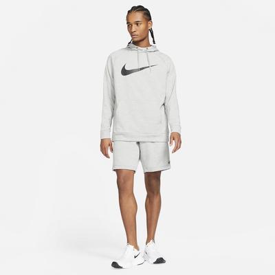 Nike Mens Pull Over Training Hoodie - Dark Grey Heather
