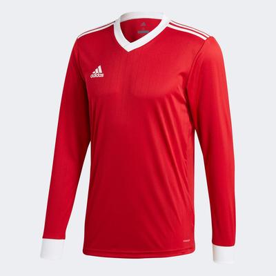 Adidas Mens Tabela Long Sleeve Jersey - Red
