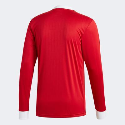Adidas Mens Tabela Long Sleeve Jersey - Red