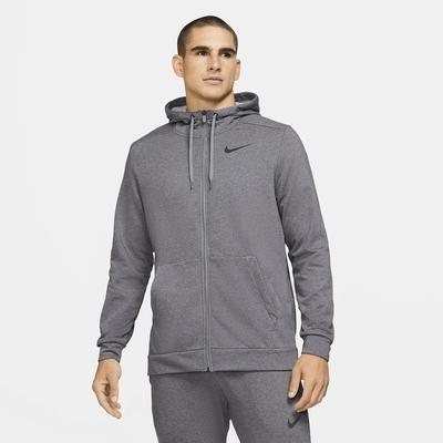 Nike Mens Full Zip Training Hoodie - Grey