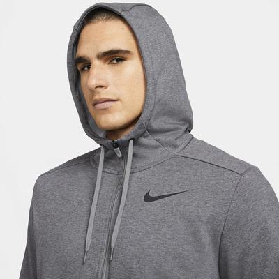 Nike Mens Full Zip Training Hoodie - Grey