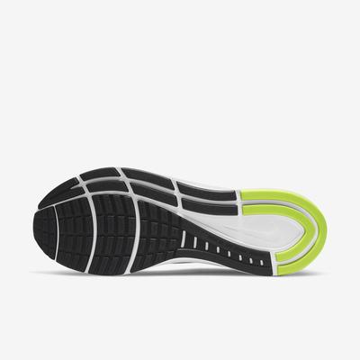 Nike Mens Air Zoom Structure 23 Running Shoes - Black/Volt - main image