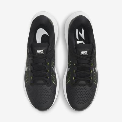 Nike Mens Air Zoom Structure 23 Running Shoes - Black/Volt