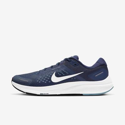Nike Mens Air Zoom Structure 23 Running Shoes - Midnight Navy - main image