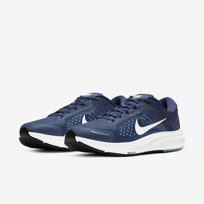 Nike Mens Air Zoom Structure 23 Running Shoes - Midnight Navy - main image