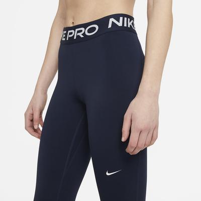 Nike Womens Mid Rise Leggings - Obsidian
