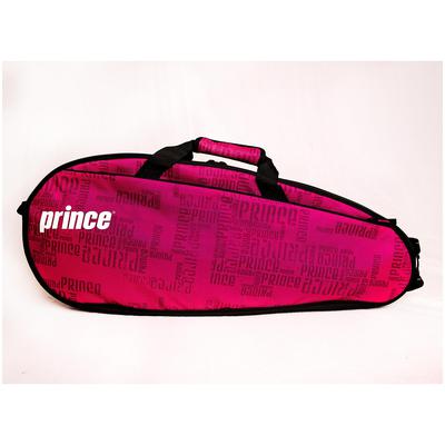Prince Club 3 Pack Racket Bag - Black/Pink - main image
