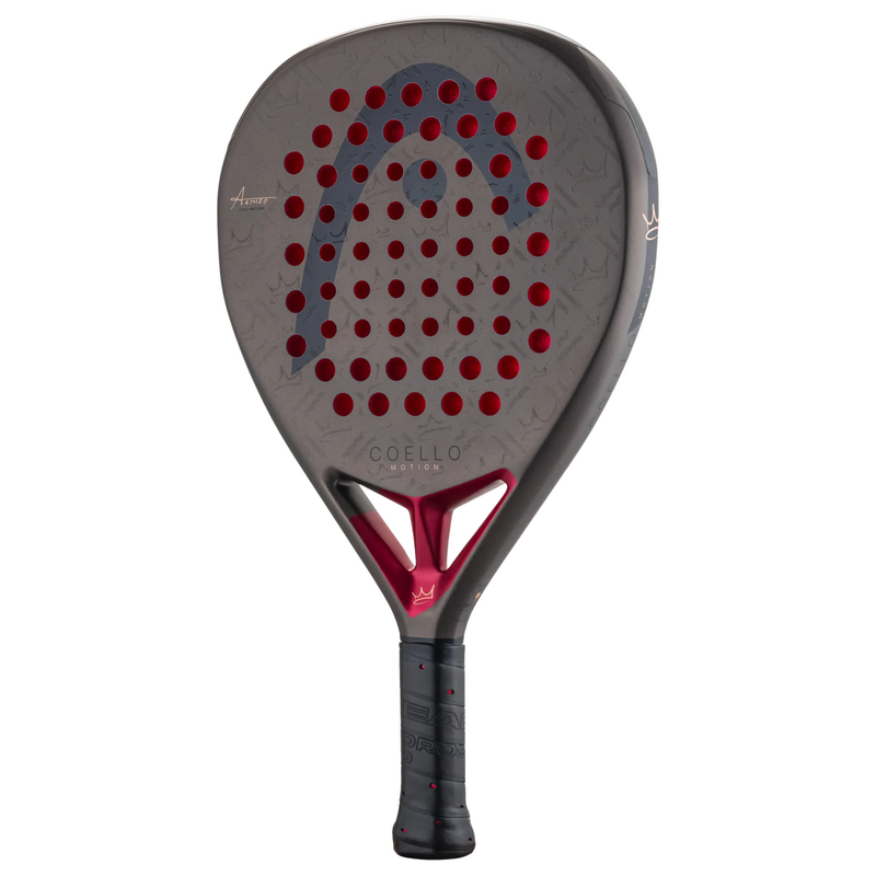 HEAD Coello Motion Padel Racket 2026 - Black/Red - main image