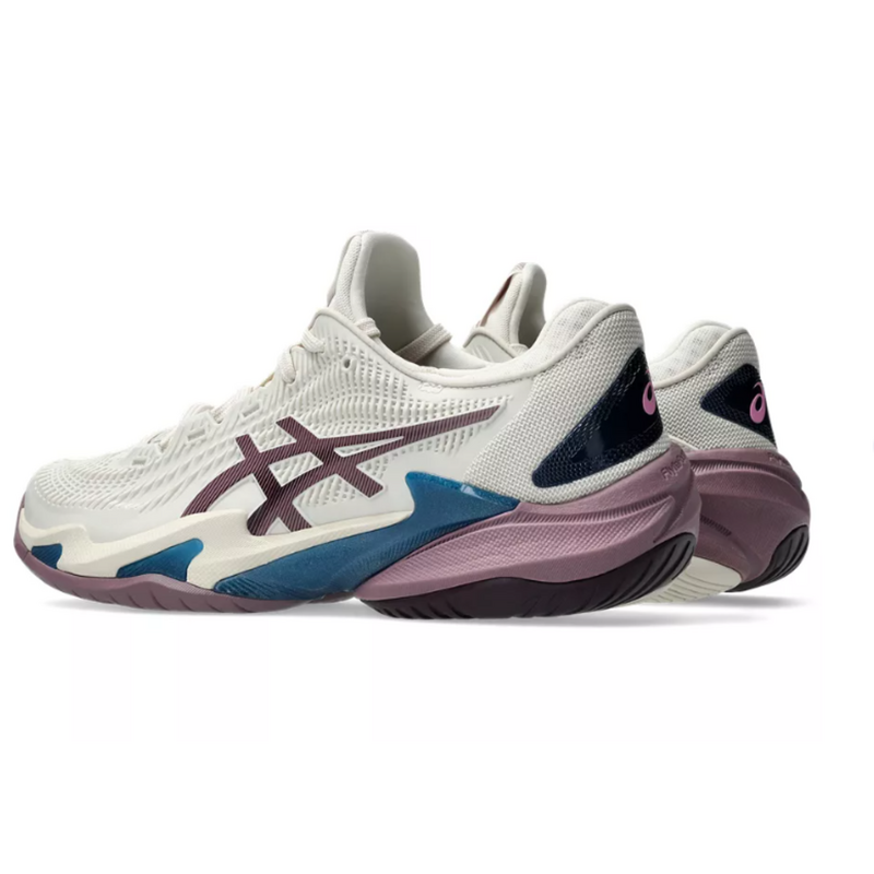 Asics Womens Court FF 3 Tennis Shoes - Soft Oat/Dusty Mauve - main image