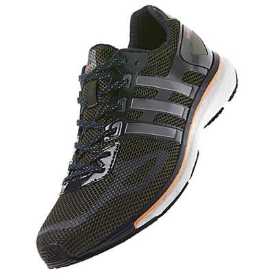 Adidas Mens Adizero Adios Boost Running Shoes - Earth Green/Black - main image