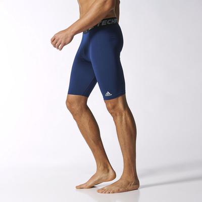 Adidas Mens Techfit Base Short Tights - Navy Blue - main image